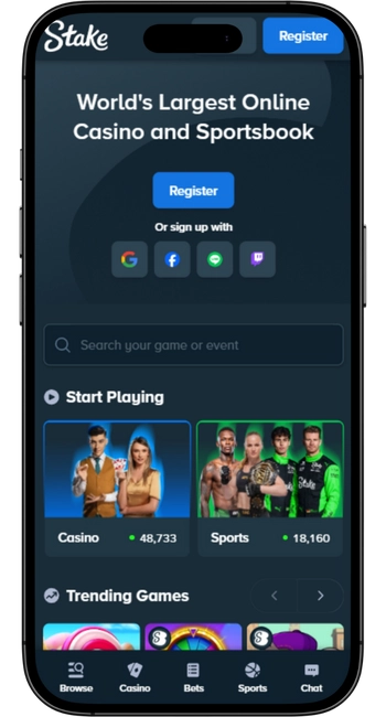 stake crypto casino